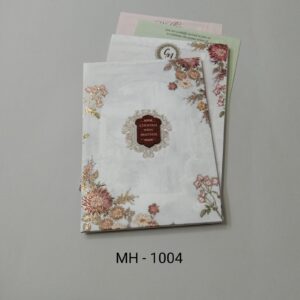 Floral Watercolor Wedding Card