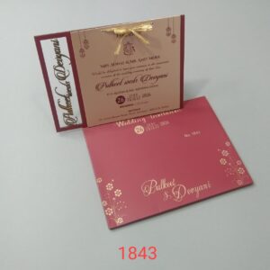 Aastha Wedding Card