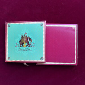 Royal Elephant Box Invite