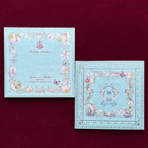 Floral Embossed Invite