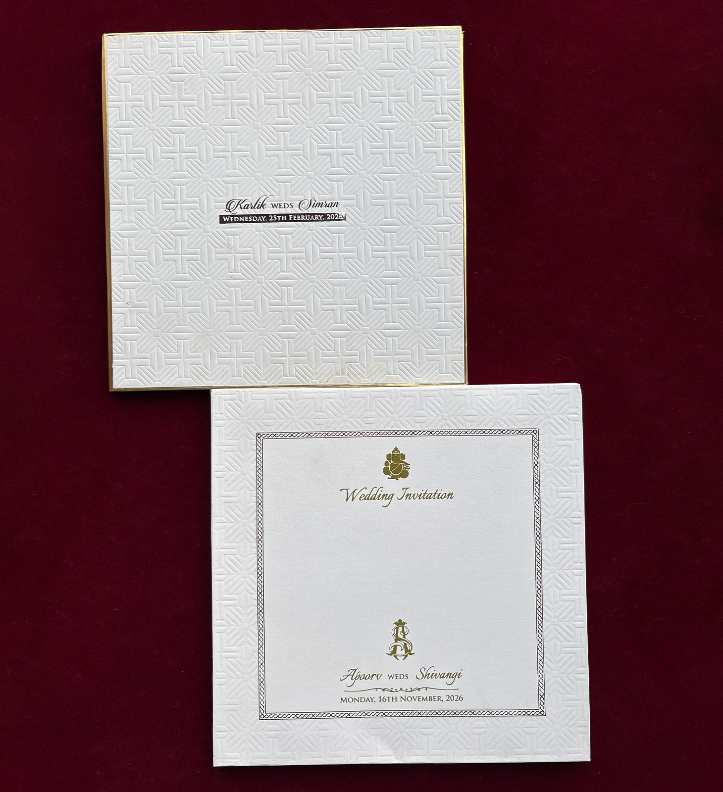 Royal Elephant Mandala Invitation